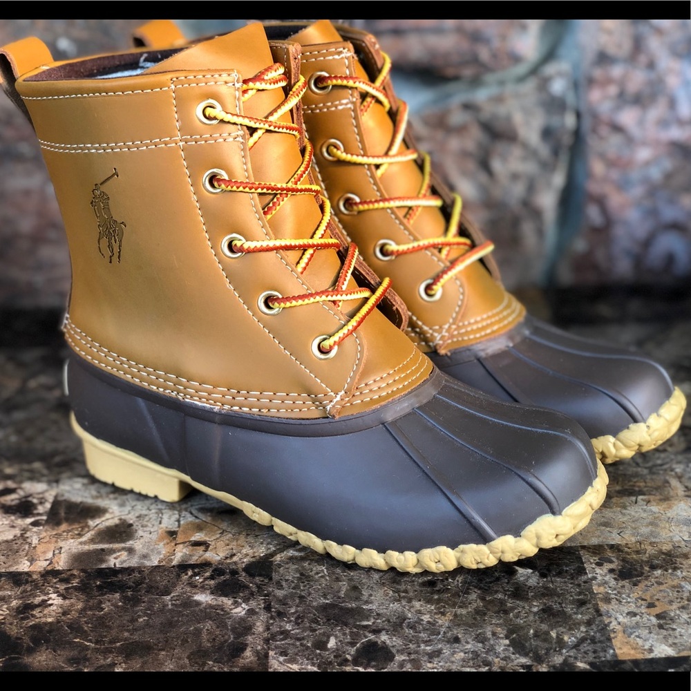 NEW Polo Ralph Lauren Little Boys Ewan Duck Boots - Picture 10 of 14